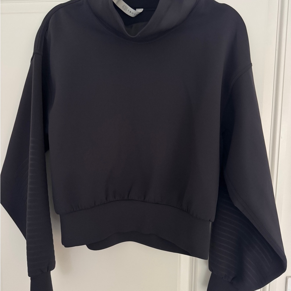 Lululemon Athletica Dark Gray Top funnel neck